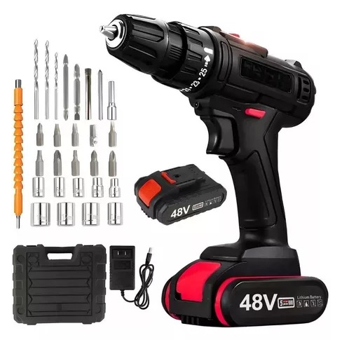 Taladro Azul Bateria de 48 V