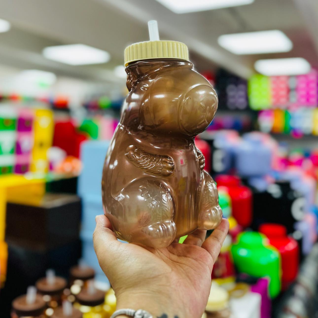 10 Pz Capichela Con Popote Colores