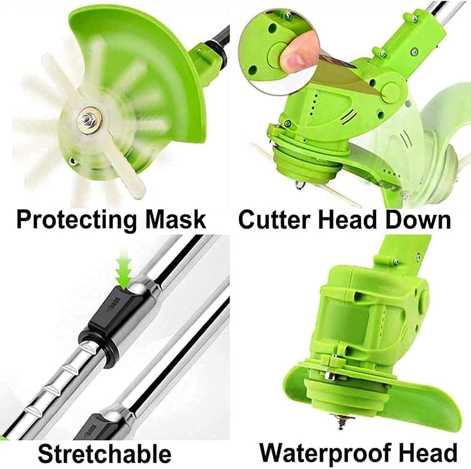 Desbrozadora Inalámbrica 3 en 1 con 2 Baterías