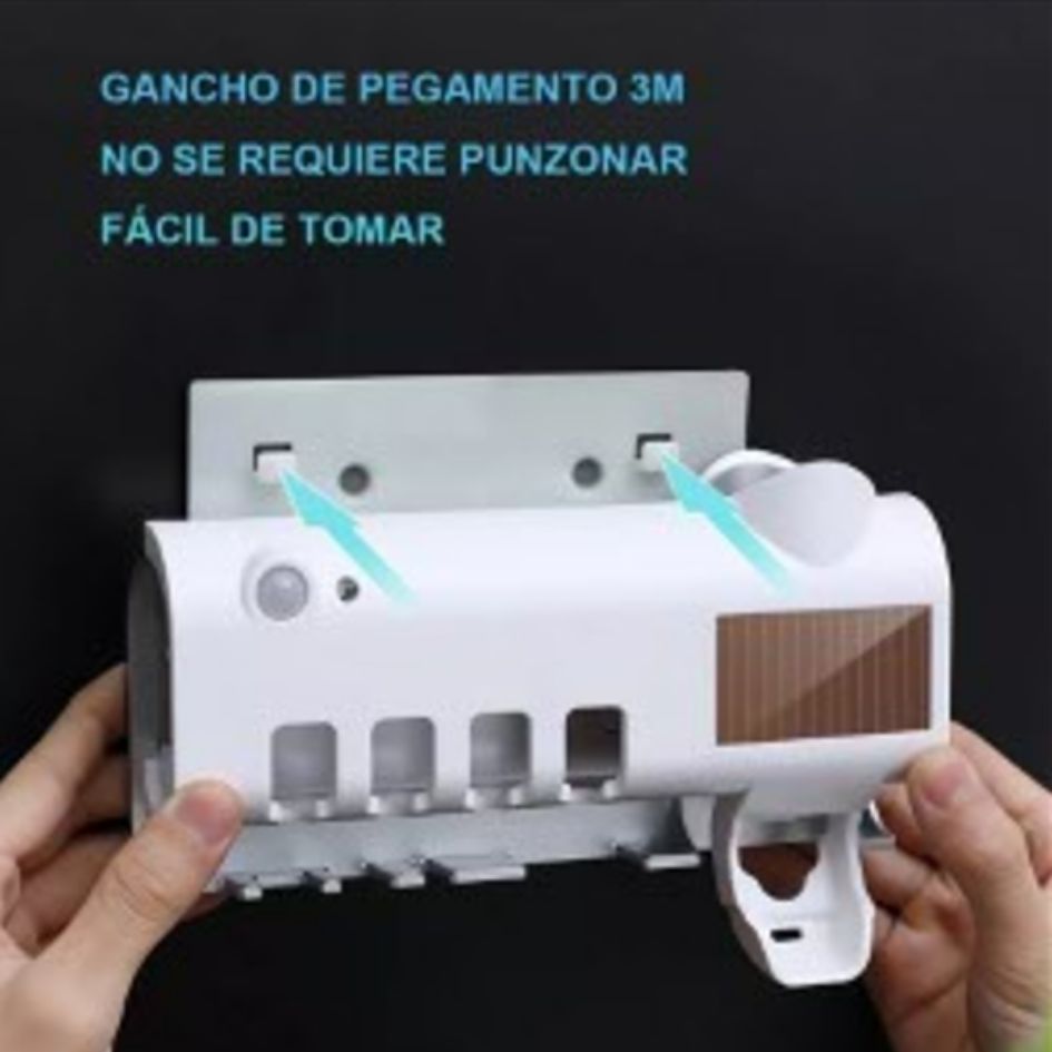 Dispensador y Esterilizador de Cepillos UV Solar