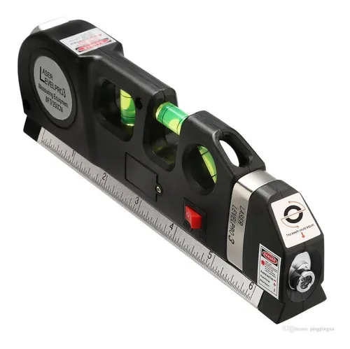 P NIVEL LASER CON METRO TRES BURBUJAS X2