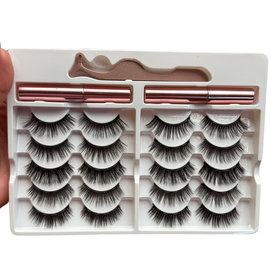 Kit Pestañas Magnéticas: Mirada de Impacto Sin Pegamento