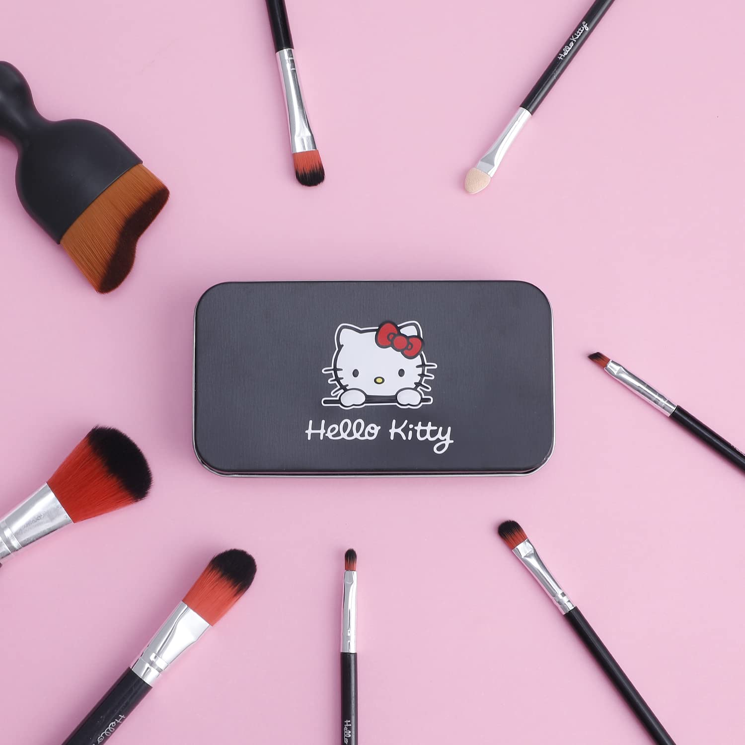 Vista 4 de Juego de 7 brochas de maquillaje caja