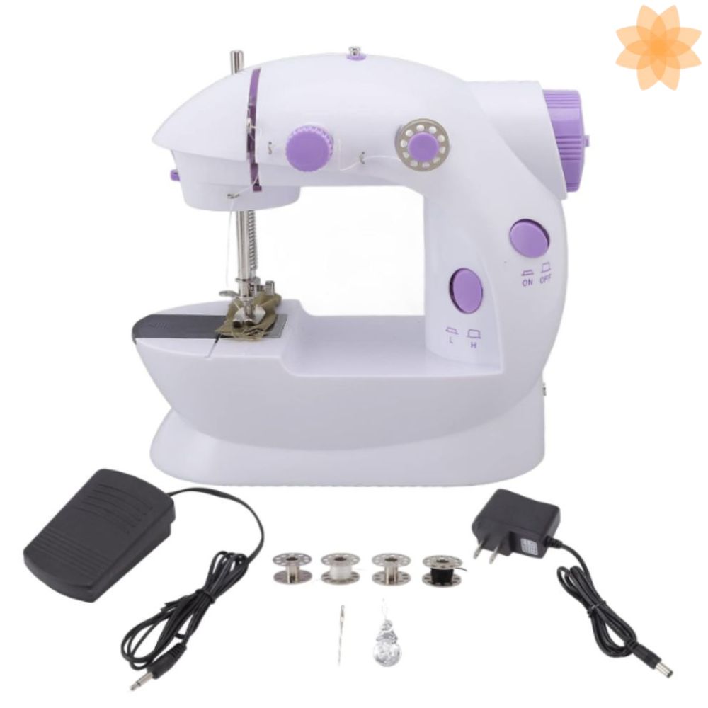 Mini Maquina De Coser Portatil Con Pedal
