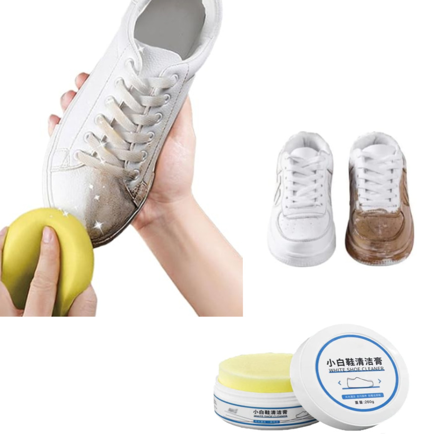 Pasta Mágica Limpiadora: ¡Tenis Blancos al Instante!