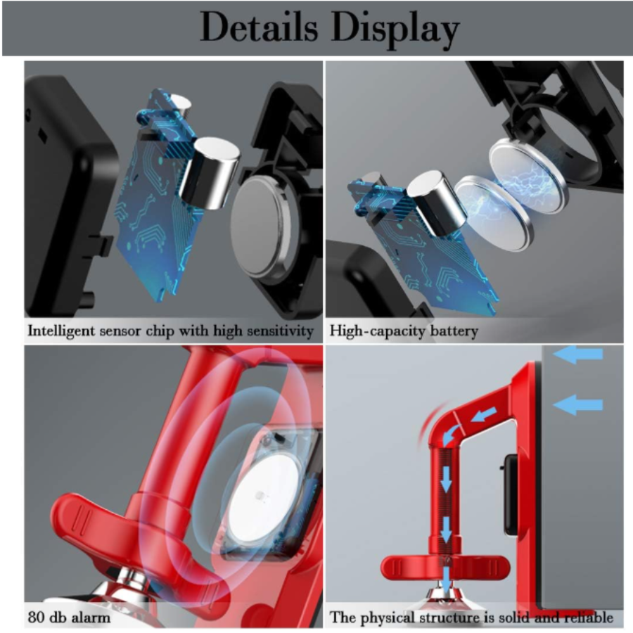 Cerradura de Puerta Portátil: Seguridad al Instante