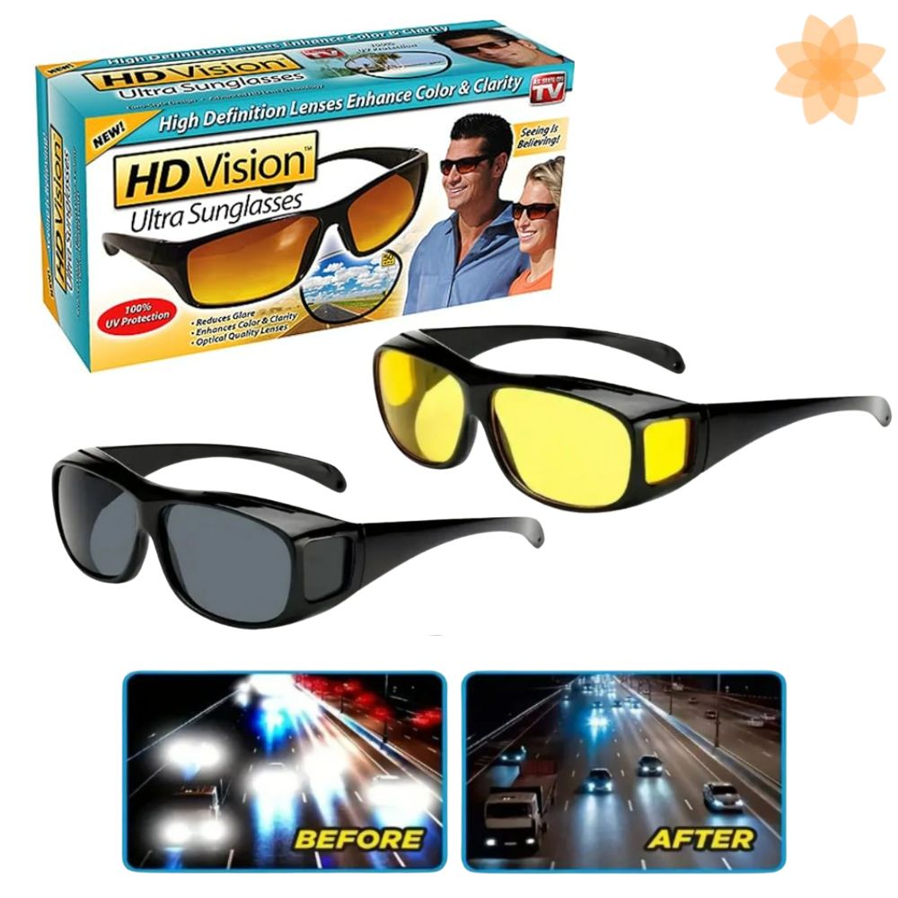 Gafas de conducción 2x1 HD VISION LENTES