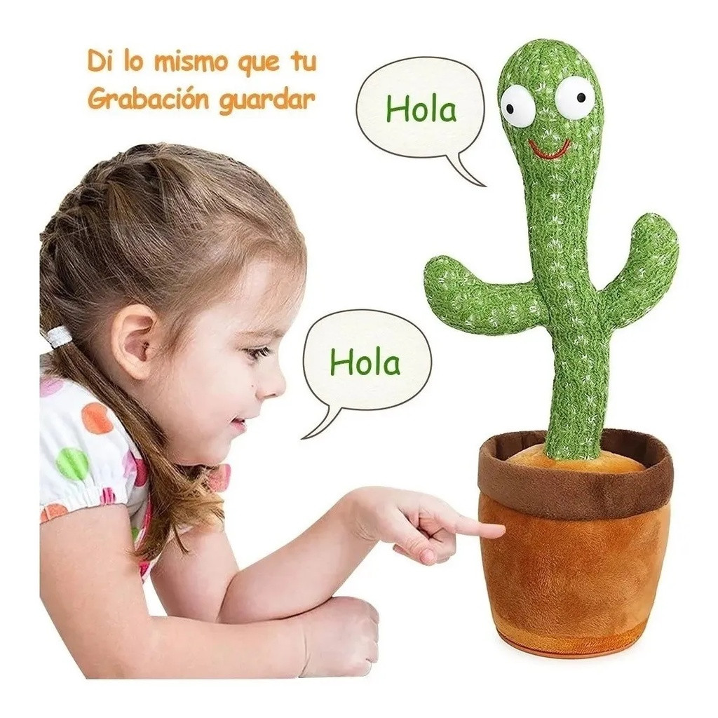 Vista 5 de Juguete Cactus Bailarin Graba e Imita