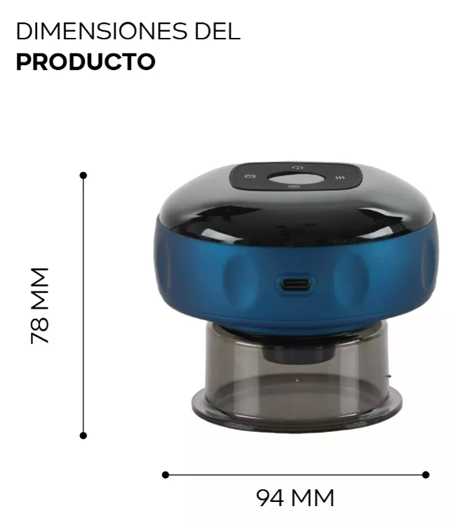 Ventosa Eléctrica 3 en 1: Masaje Terapéutico en Casa