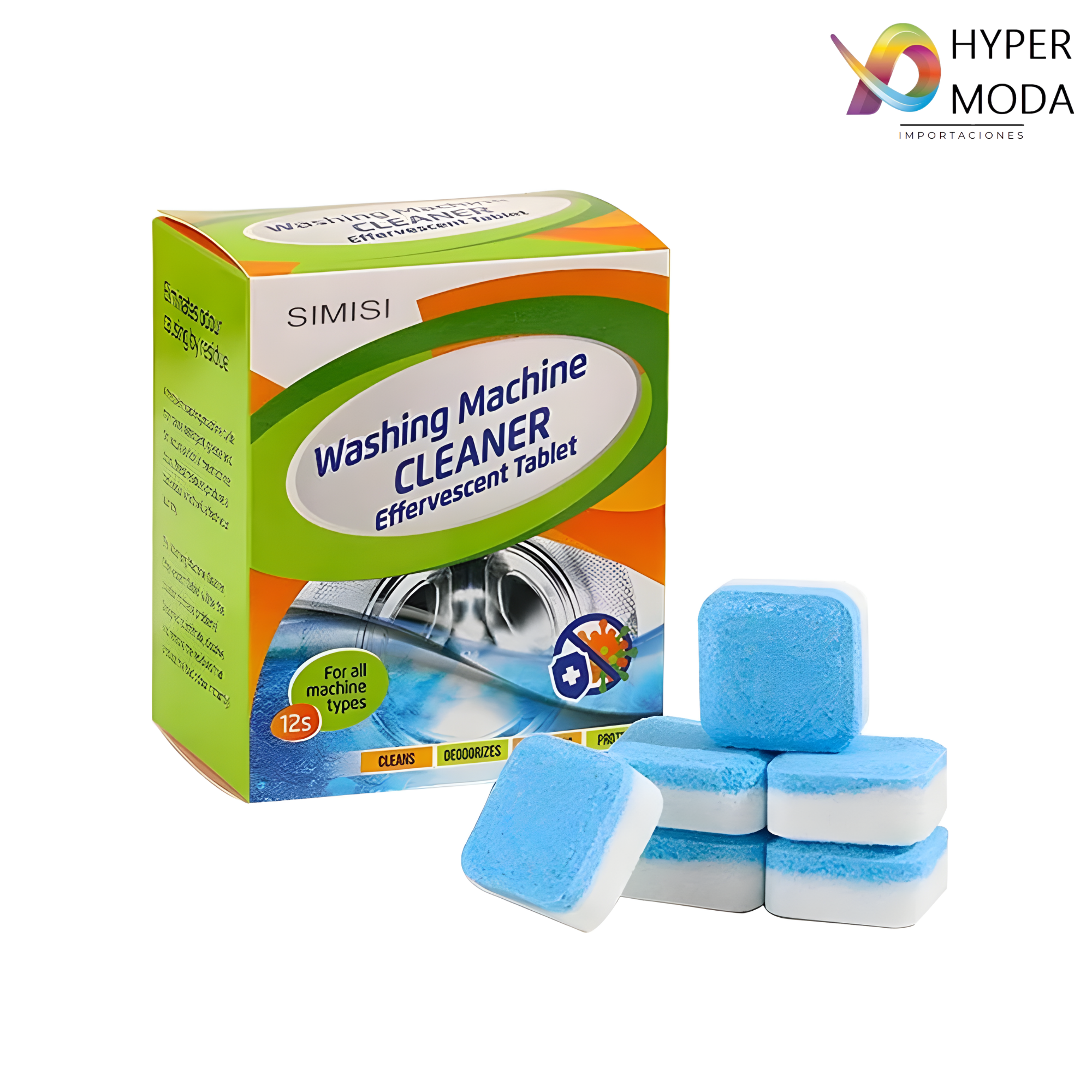 Pastillas Limpieza Para Lavadora 12 pcs