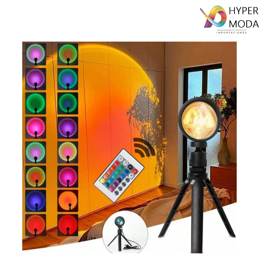 Lampara de Puesta de Sol 16 Luces