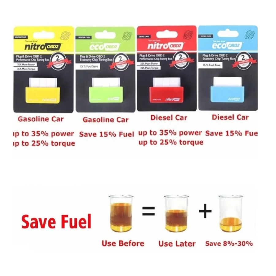 Ahorrador de Gasolina Chip Eco OBD2: Ahorra hasta 15% de Gasolina Fácil