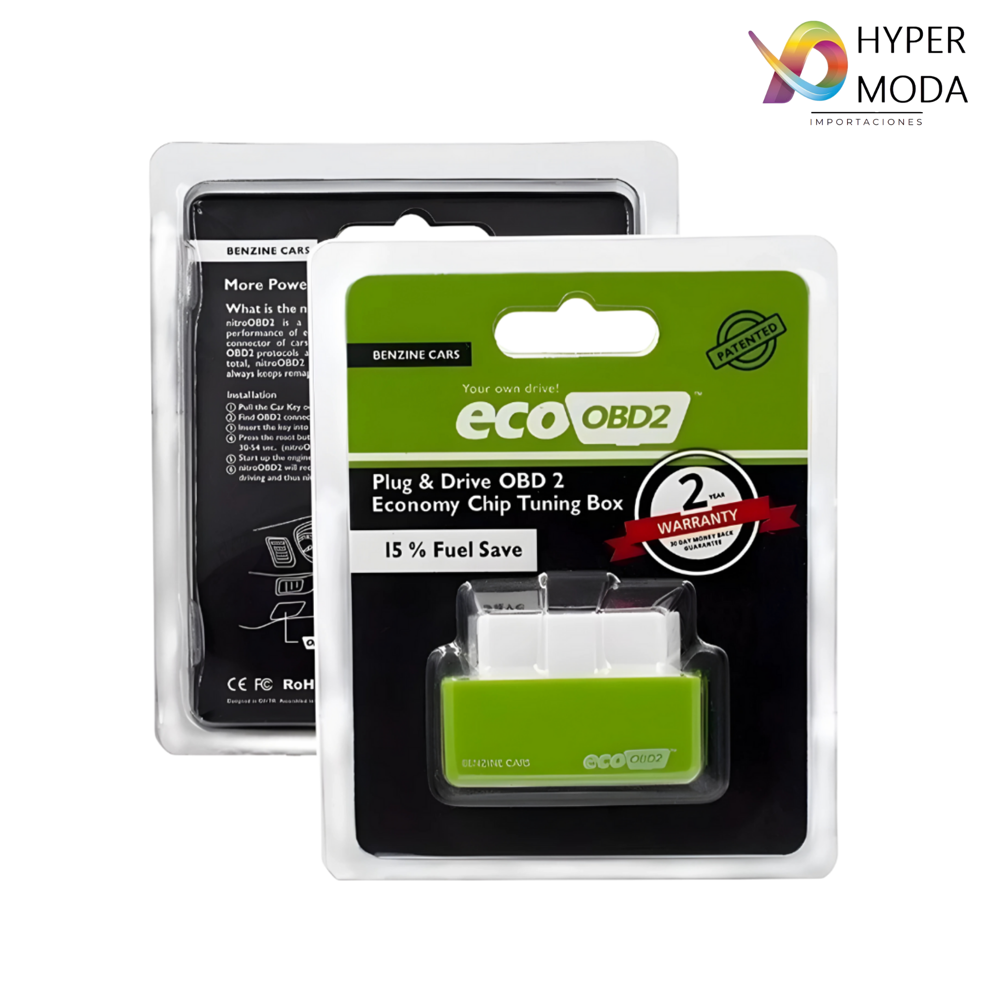 Ahorrador De Gasolina Eco Obd2 Tuning