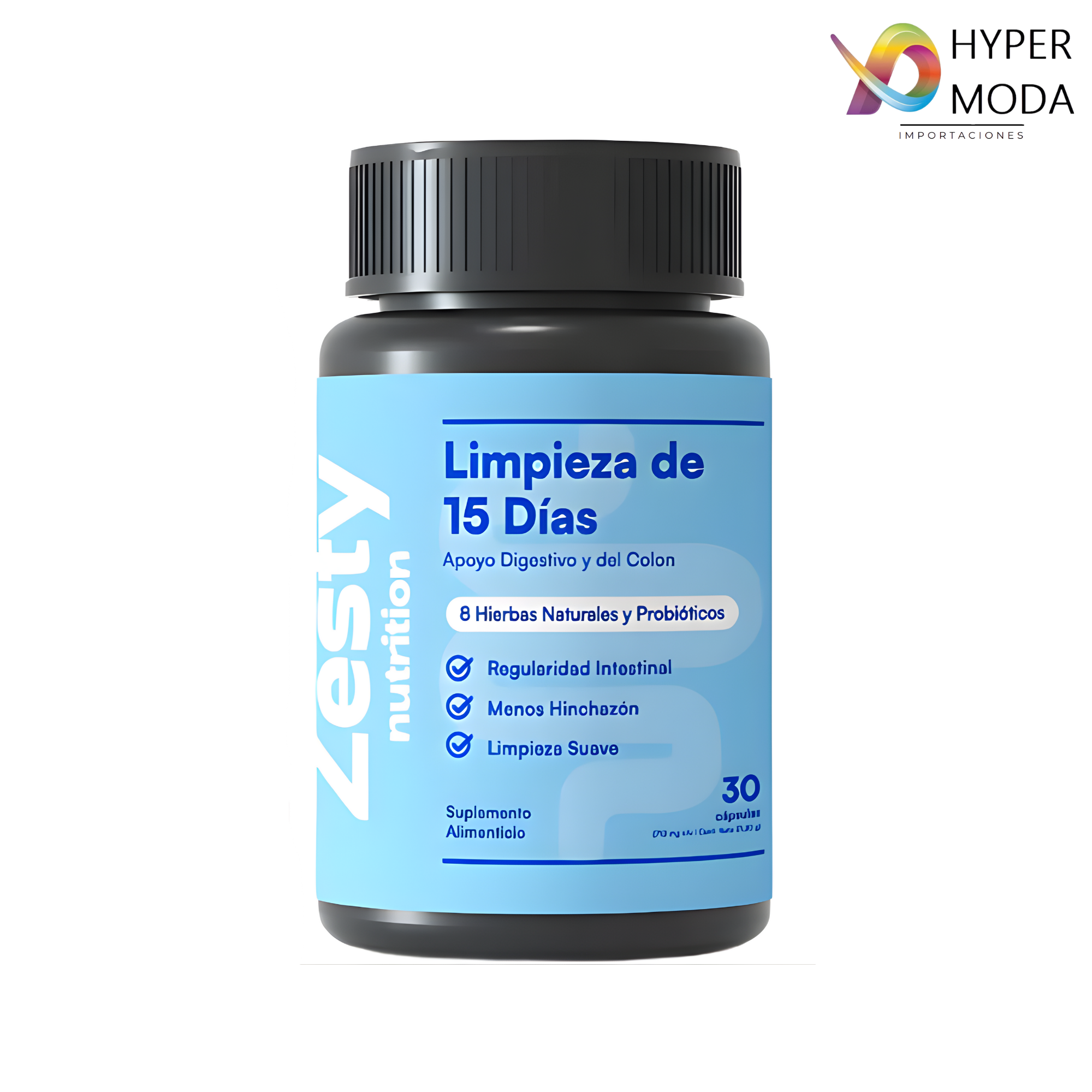 Suplemento Zesty Limpieza 15 Dias Digest