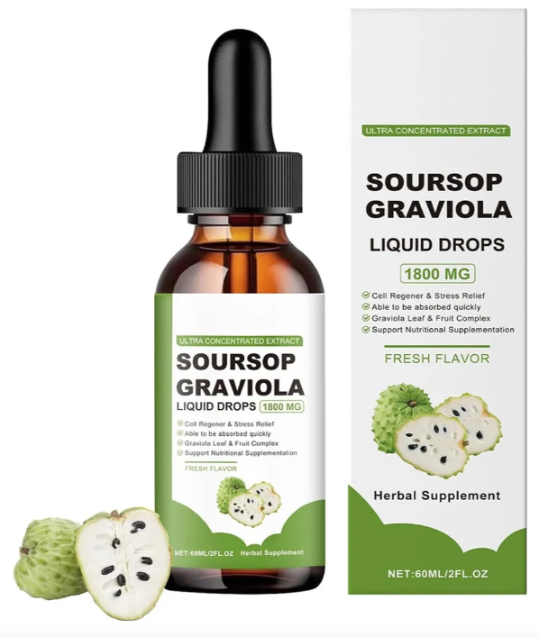 Gotas de Guanábana Orgánica: Bienestar y Vitalidad