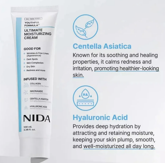 Crema Nida Hidratante Viral: Piel Firme y Radiante