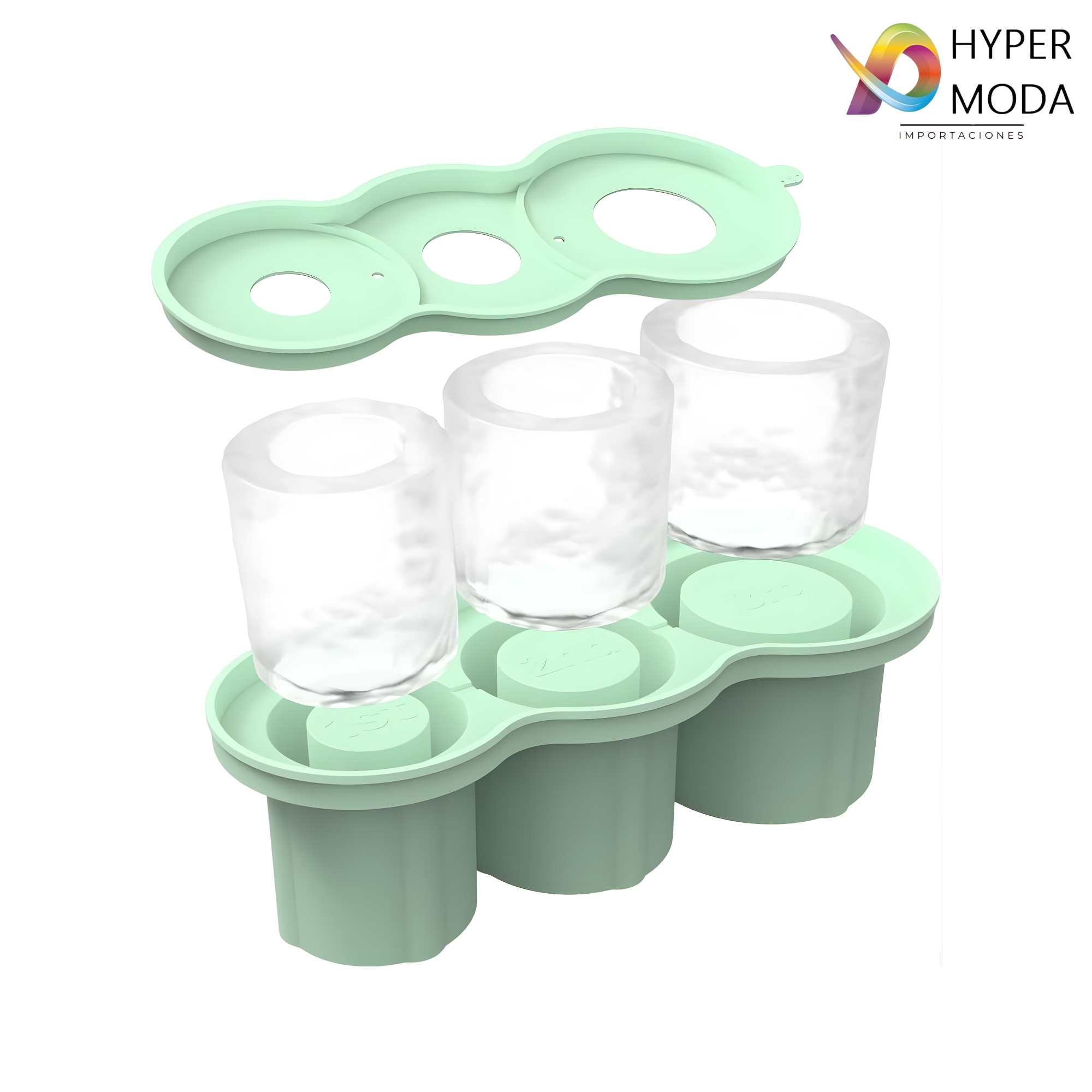 Bandeja Molde 3 Cubos de Hielo Stanley