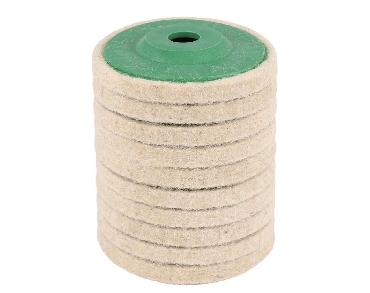 DISCO PARA PULIR DE FIELTRO DE LANAX 1