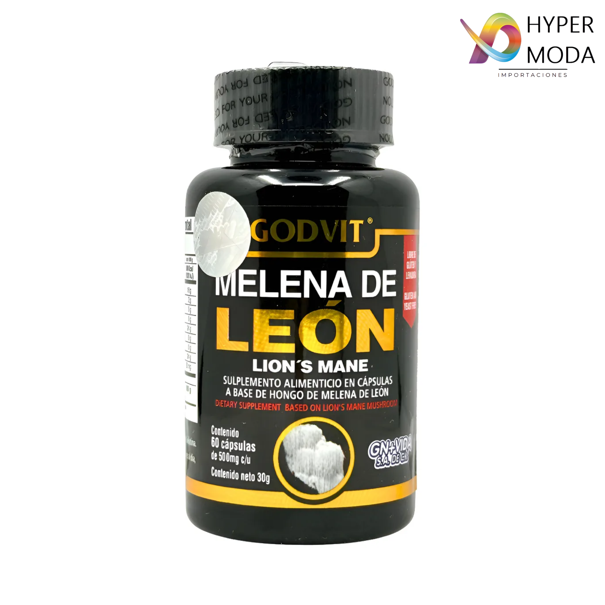 Suplemento Melena de Leon Cofepris 60 Cp