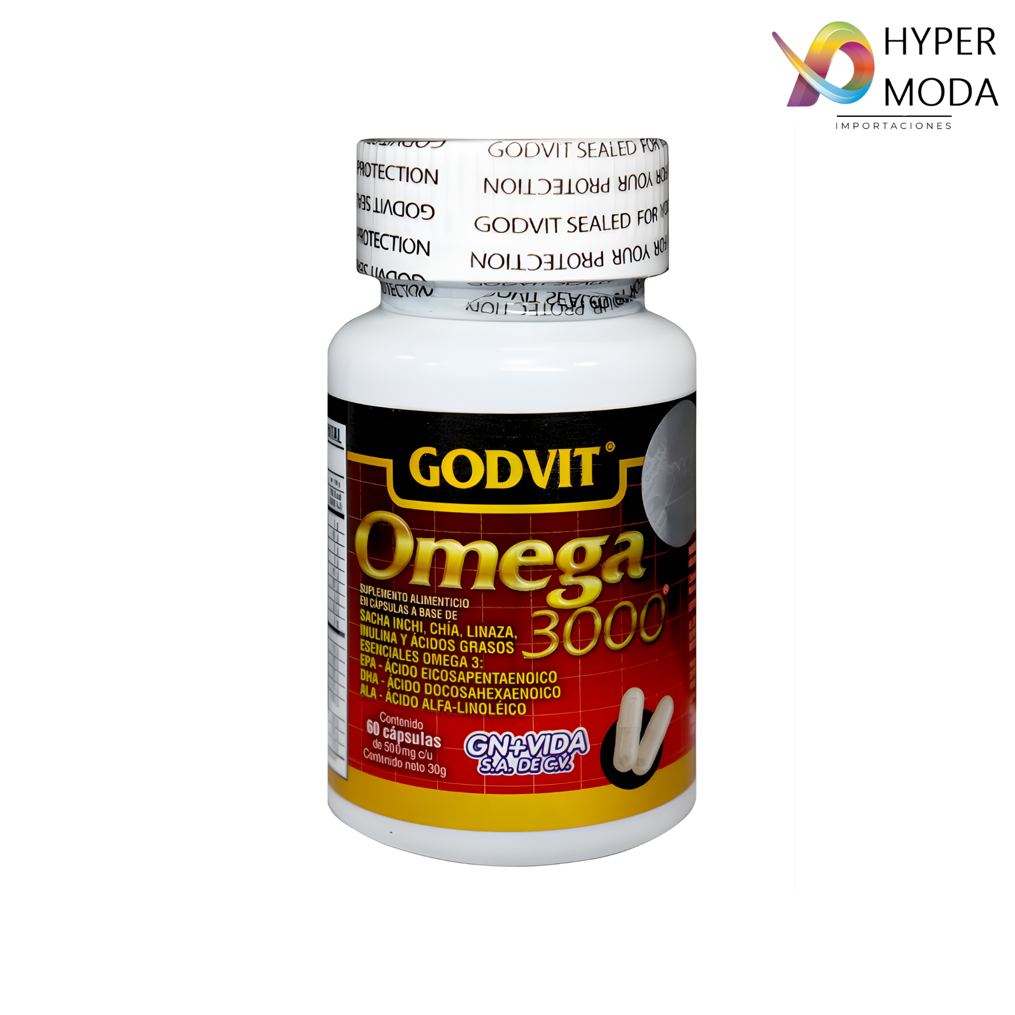 Suplememto Omega 3000 Cofepris 60 cap