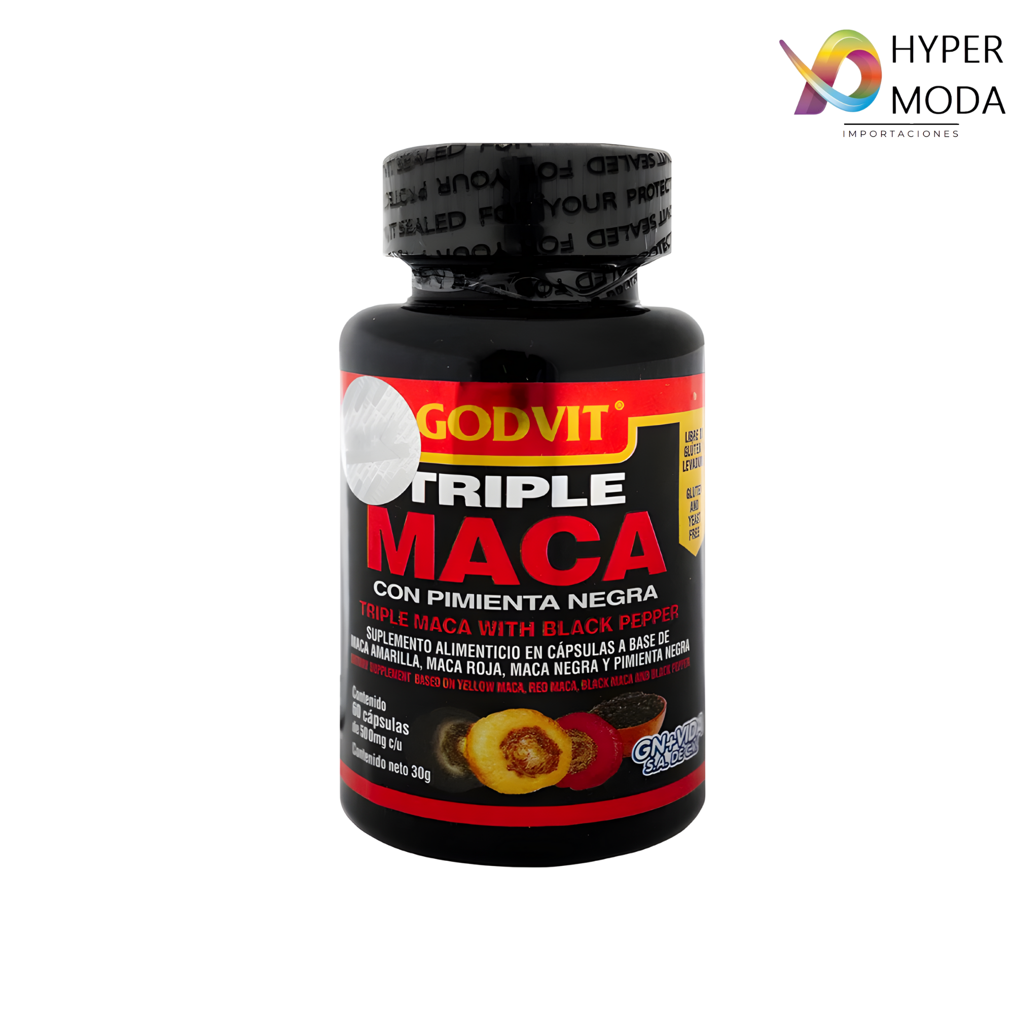 Suplemento Triple Maca Cofepris 60 capsu