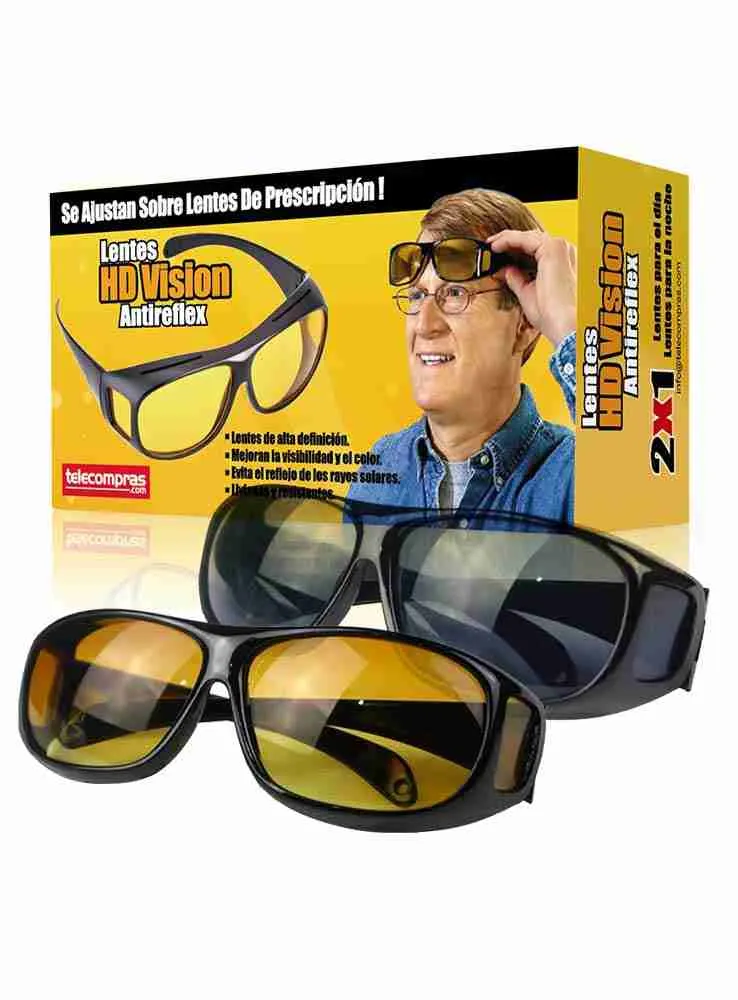 Gafas HD vision dia y noche