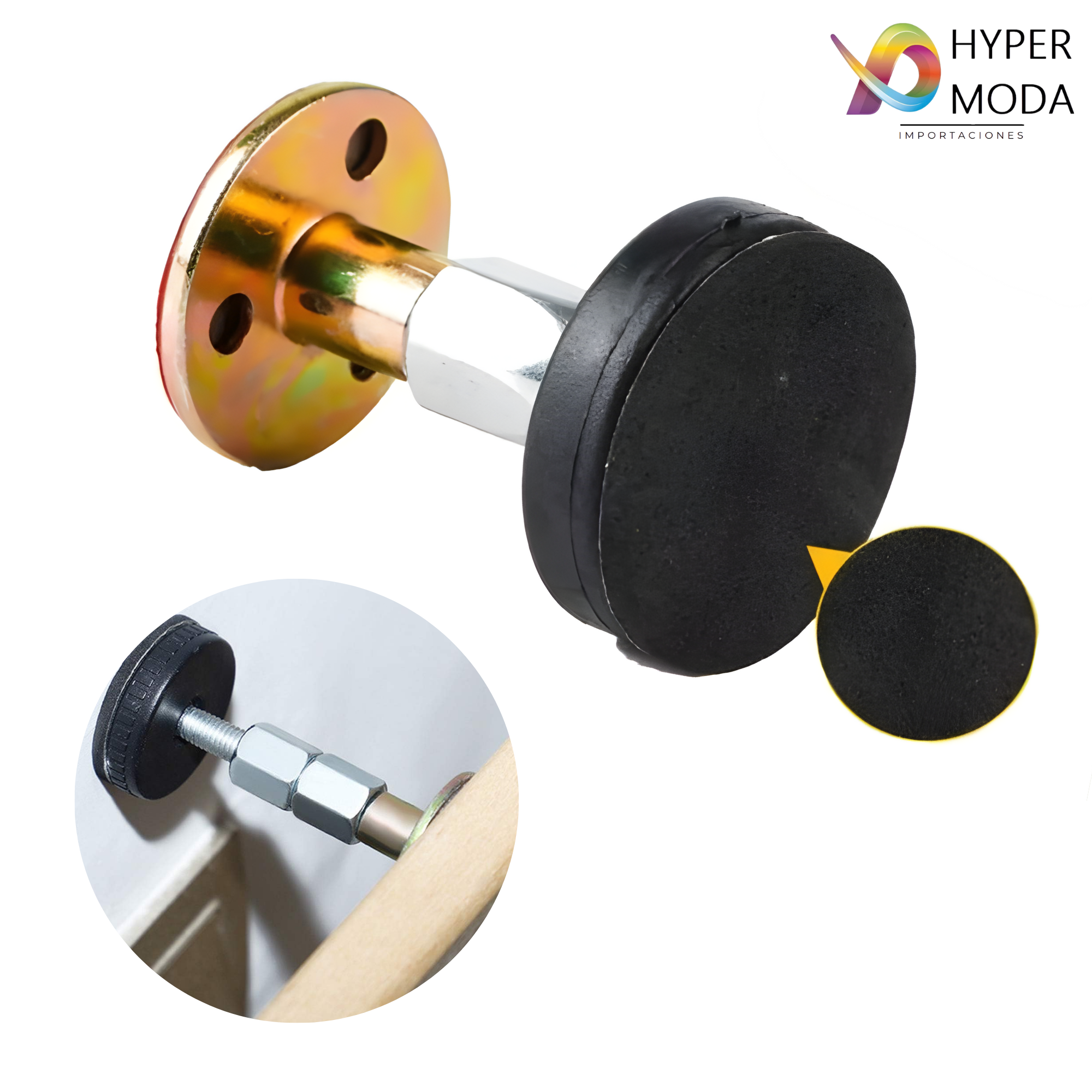 Tope Cama Estabilizador Pared