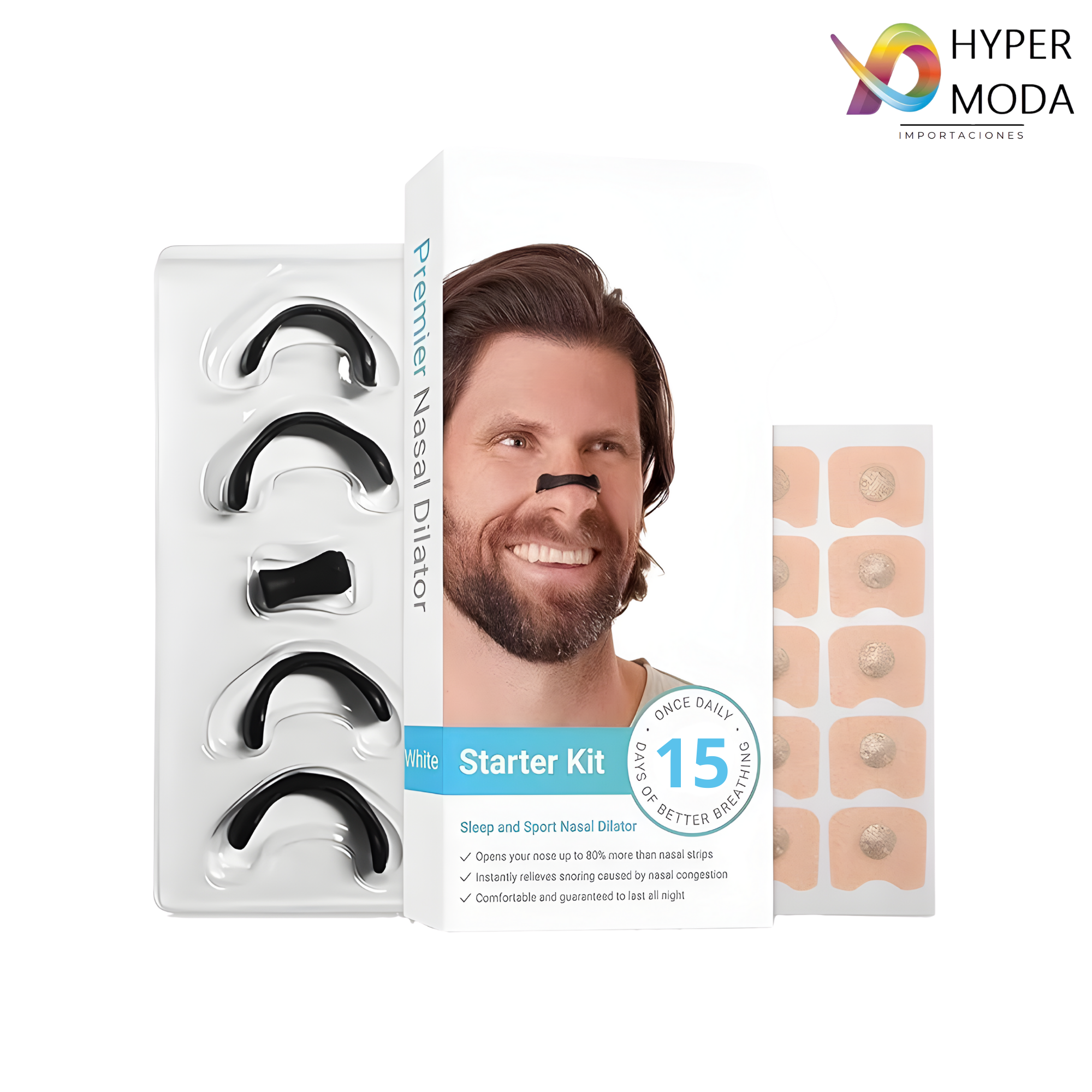 Tiras Nasales Antironquidos Magneticas