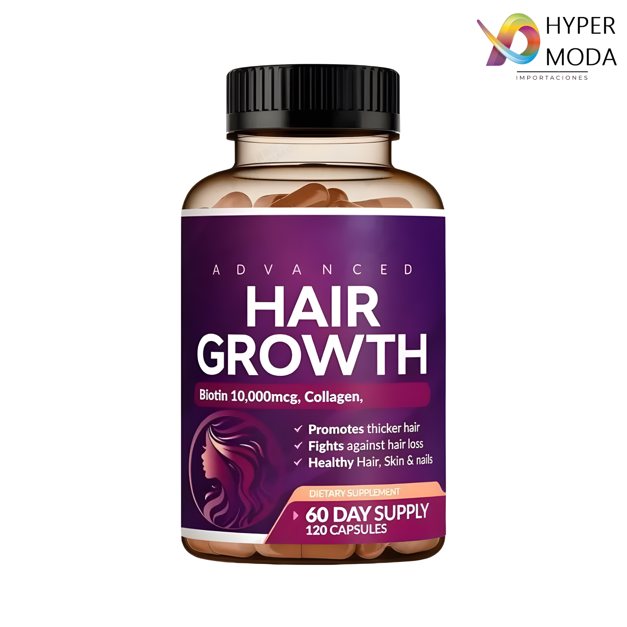 Vitaminas Crecimiento Colageno Cabello