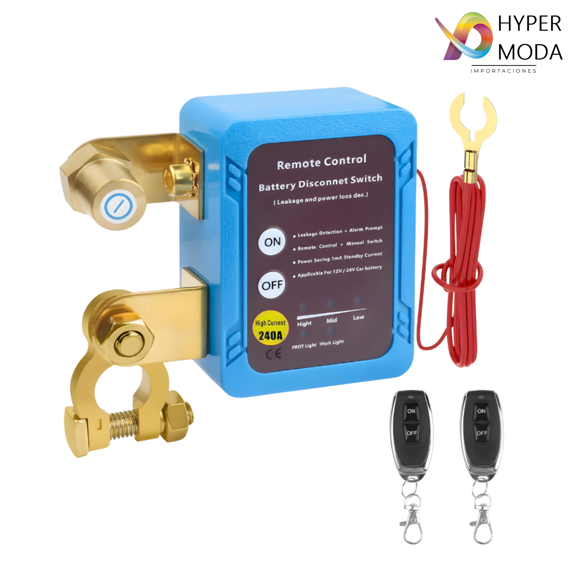 Interruptor de Apagado Bateria Carro