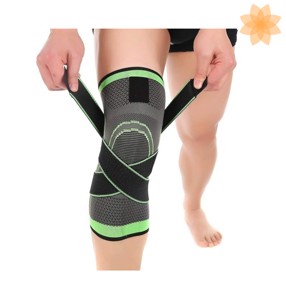 Rodillera elastica ajustable ortopedica