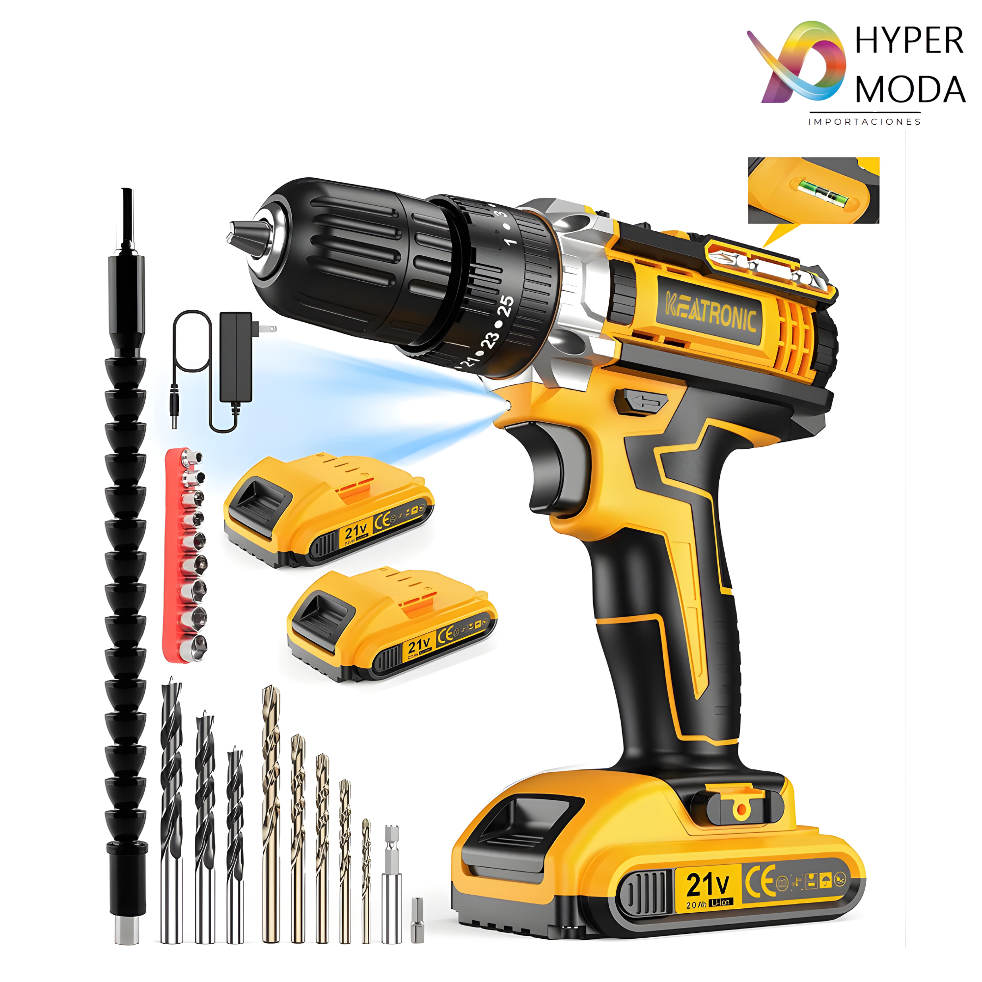 Taladro Rotomartillo Inalámbrico 2 bater