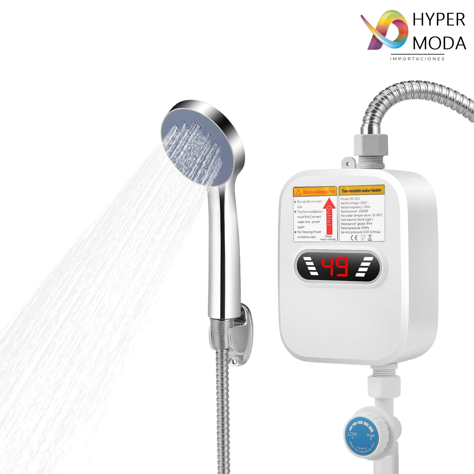 Calentador De Agua Eléctrico De Ducha