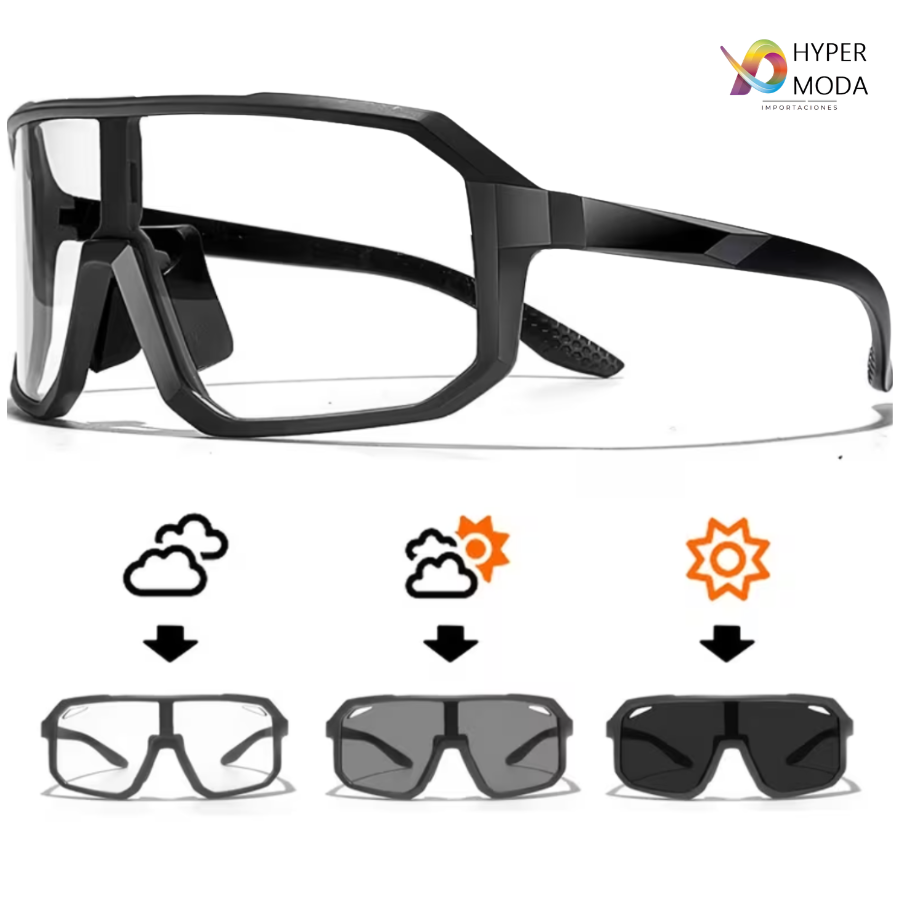 Lentes Gafas de Sol Fotocromaticos Biker