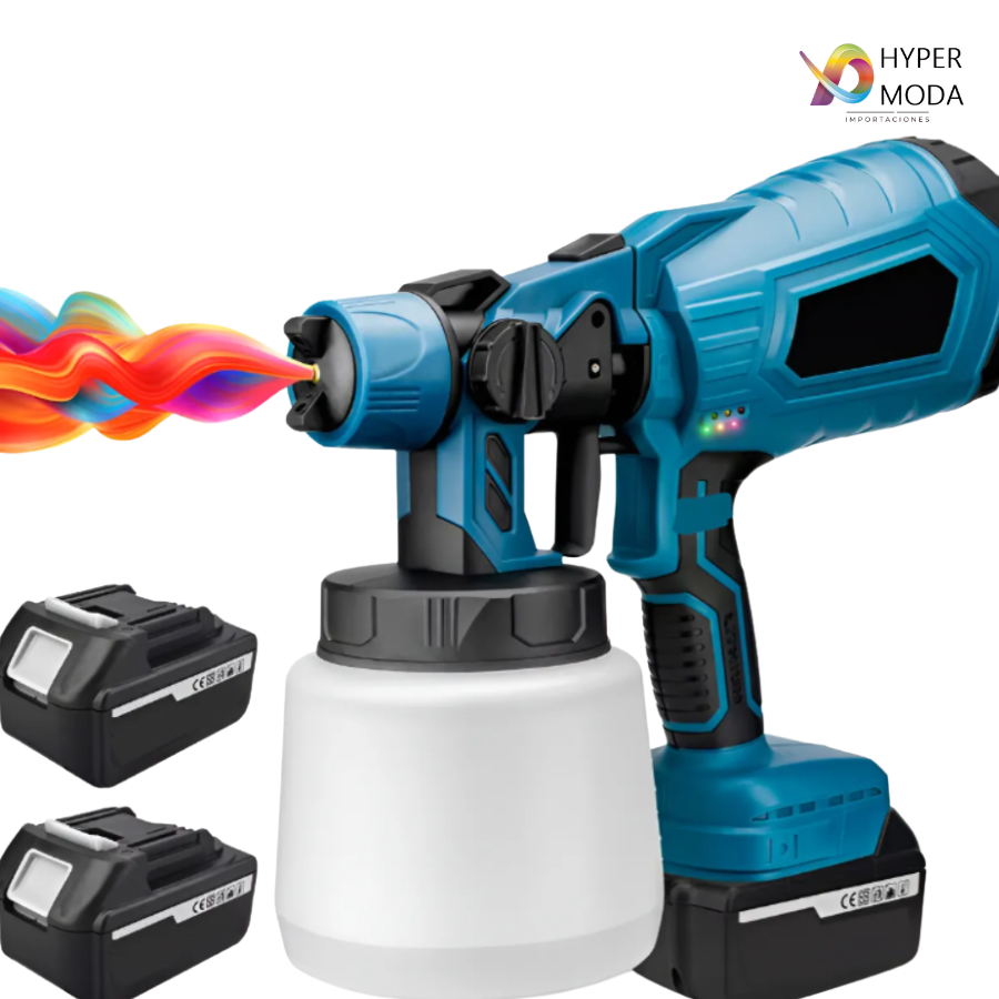 Pistola De Pintura Inalambrica Recargabl