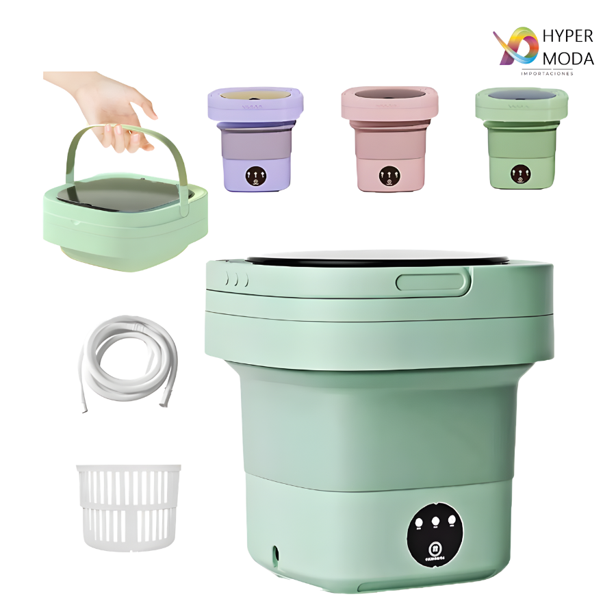 Lavadora Y Secadora Plegable Portatil 7L