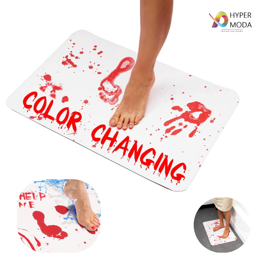 Tapete Alfombrilla Cambia Color Rojo