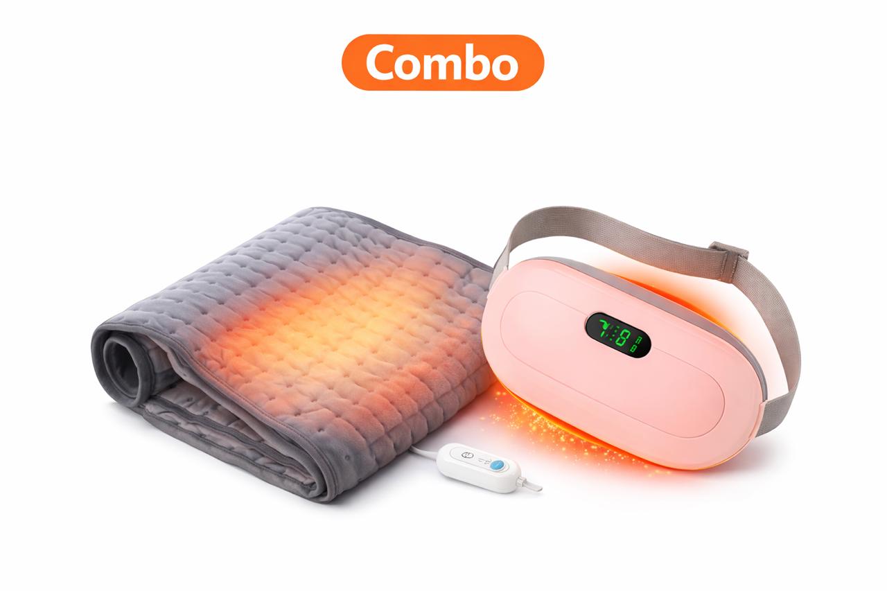 MANTA TERMICA y ALMOHADILLA PARA COLICOS