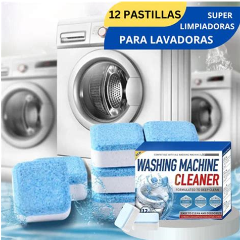 Kit Pastillas Limpieza Lavadora 12 pcs