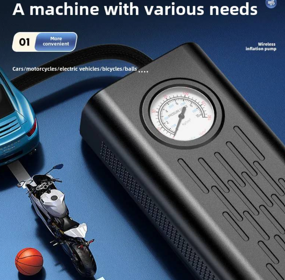 Vista 4 de Bomba Inflador Aire Para Carro