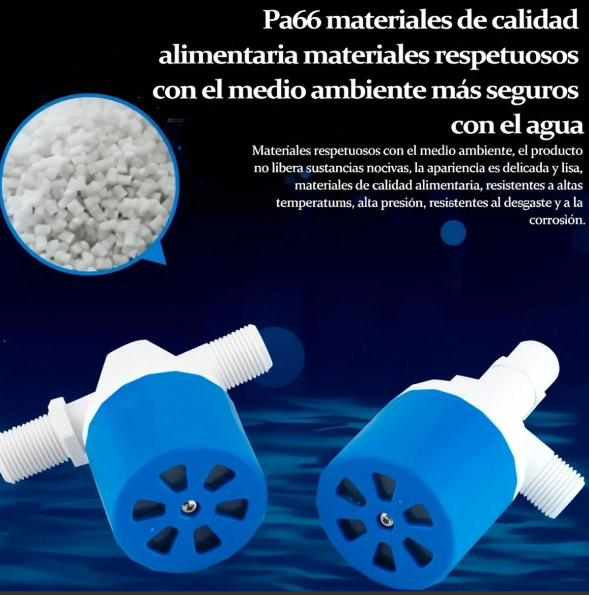 Vista 7 de Valvula de flotador para tanque de agua