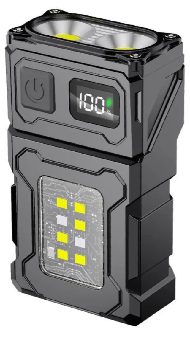 Linterna LED Recargable Tipo C Viral