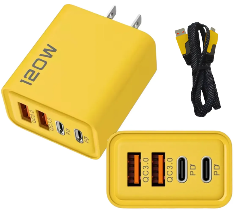 Cargador Carga Rapida 4 Celulares Viral