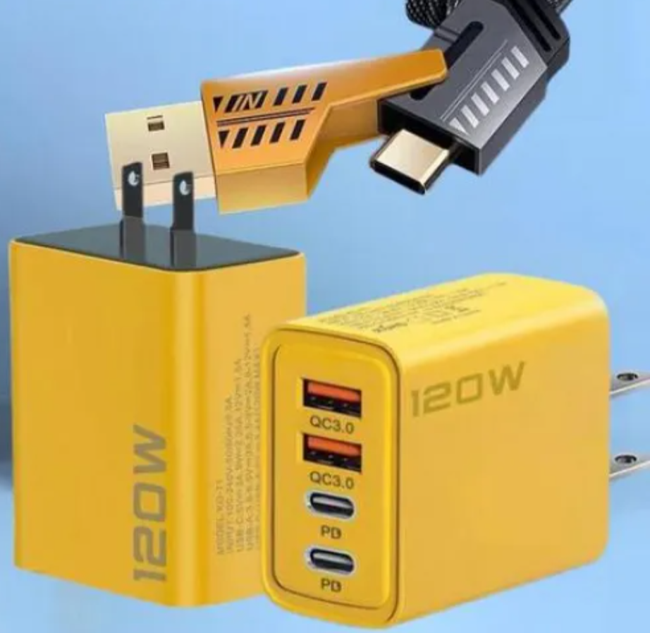 Vista 2 de Cargador Carga Rapida 4 Celulares Viral