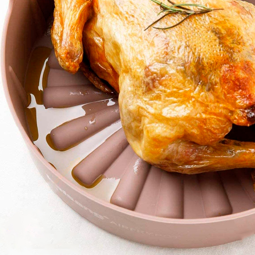 Olla de silicona para airfryer