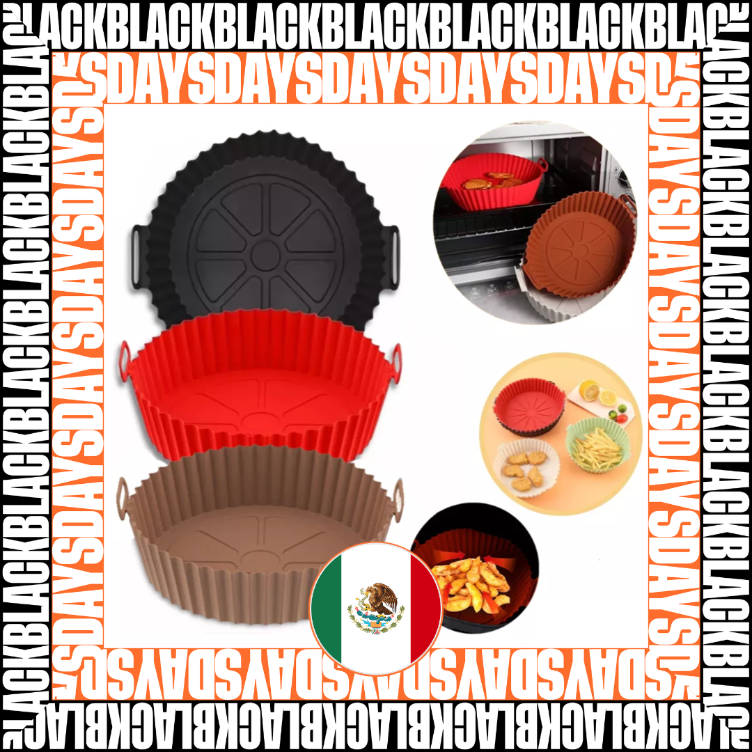 CANASTA DE SILICONA PARA AIR FRYER