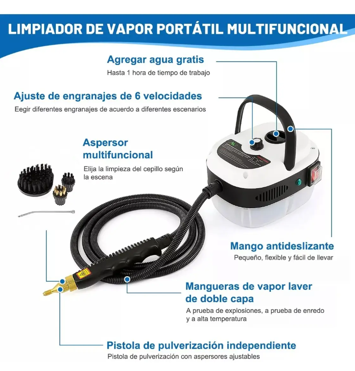 Maquina Limpiadora a Vapor