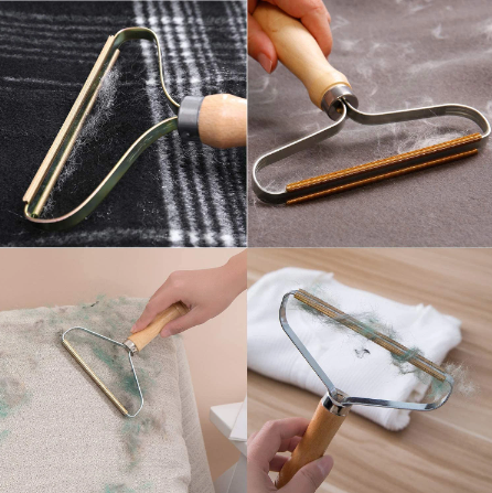 Nuevo rastrilloQuitapelo Madera 2 Piezas