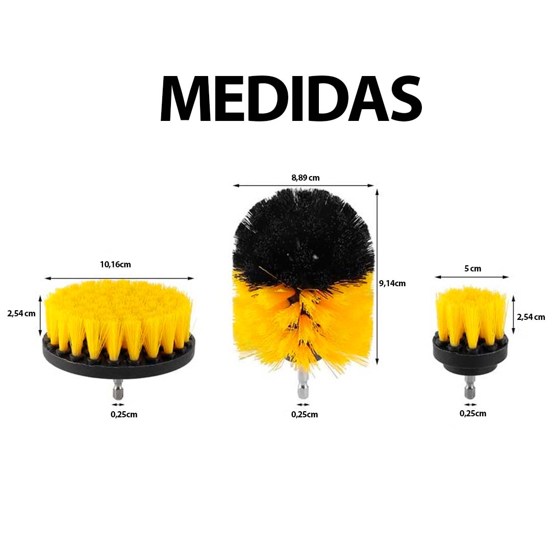 Cepillos de Limpieza Taladro