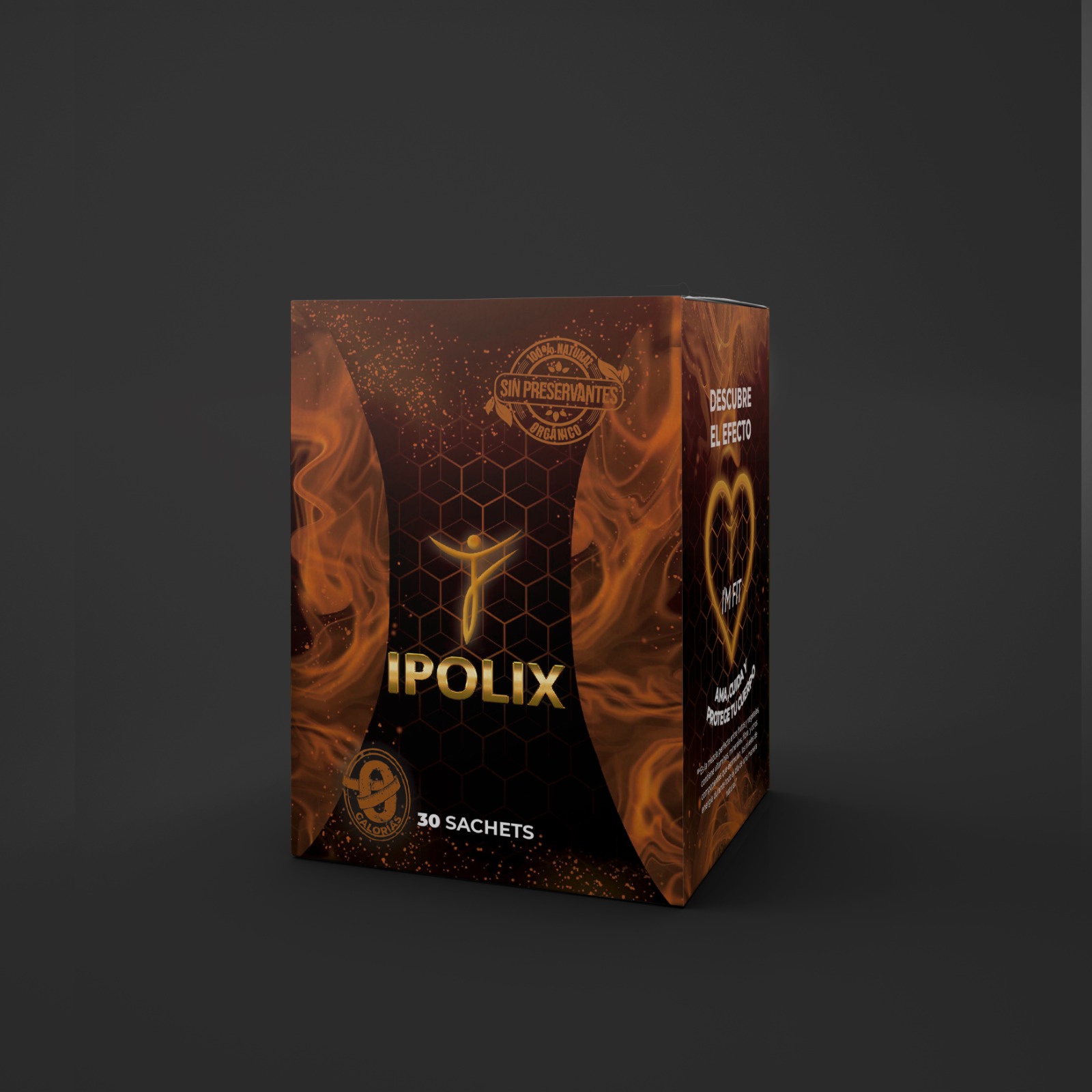 30 sobres IPOLIX Quemador natural. disponible en Yaxa Mexico